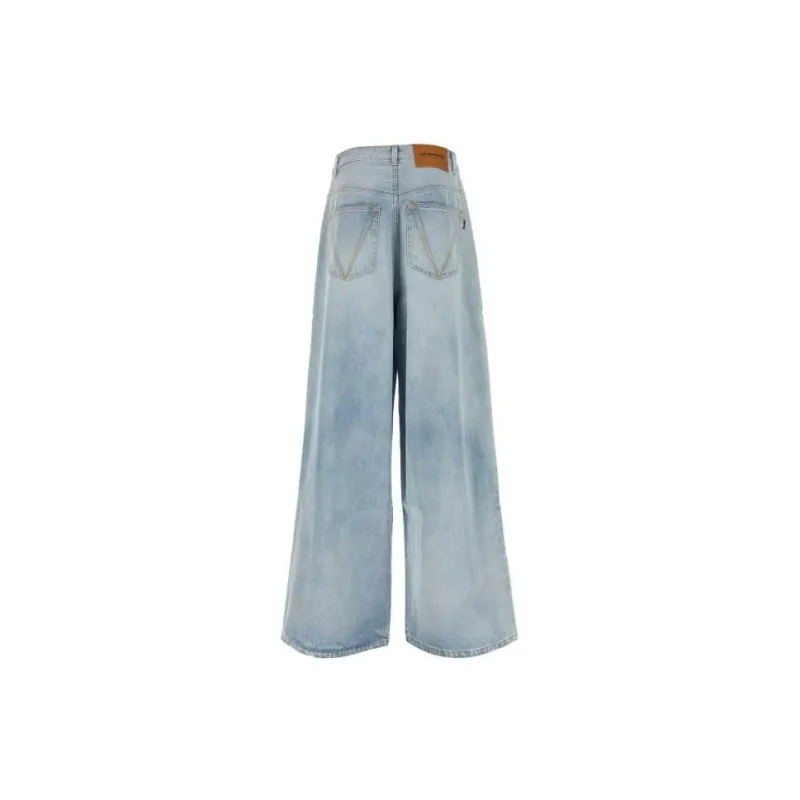Vetements Logo Embellished Jeans-1