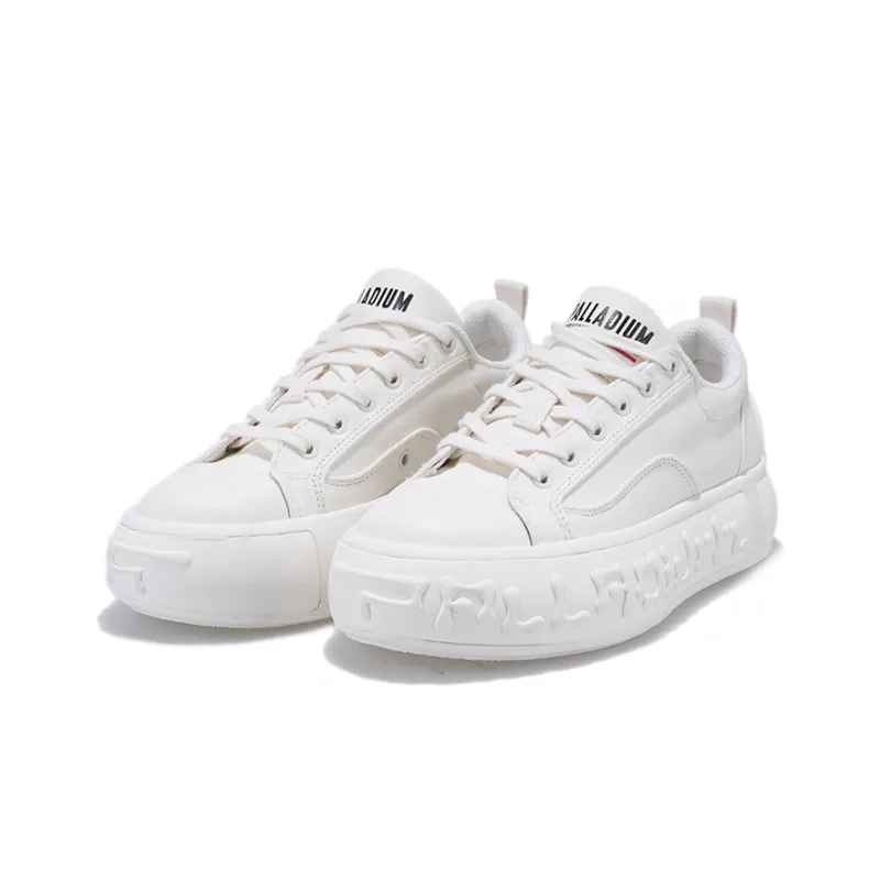 Palladium Skate Low Top Skateboard Shoes Men's Marshmallow White-1