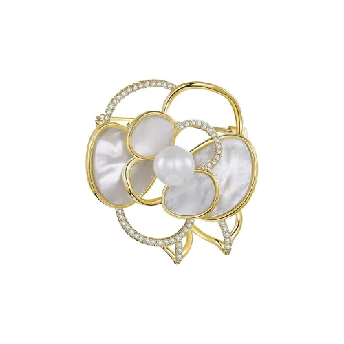 JAY Brooches Women's Gold