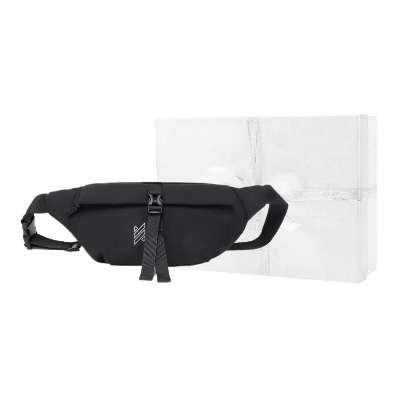 NOMK Oxford Workwear Bag, Dumpling Bag, Backpack, Shoulder Bag, Crossbody Bag, Fanny Pack Unisex White/Blue/Black-15