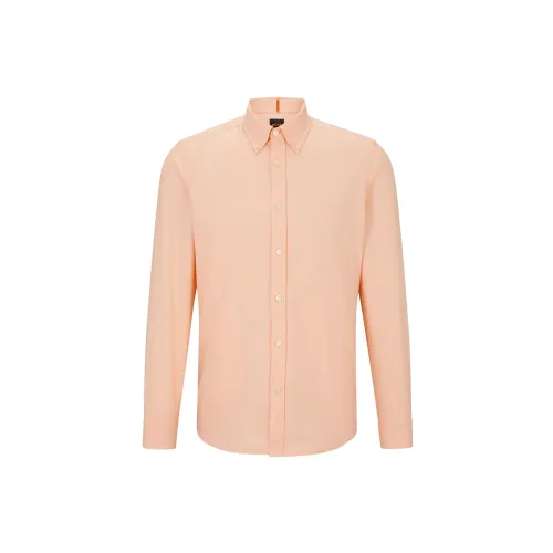 HUGO BOSS Shirts Men Light Orange