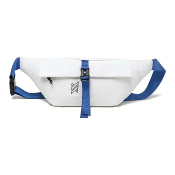 NOMK Oxford Workwear Bag, Dumpling Bag, Backpack, Shoulder Bag, Crossbody Bag, Fanny Pack Unisex White/Blue/Black