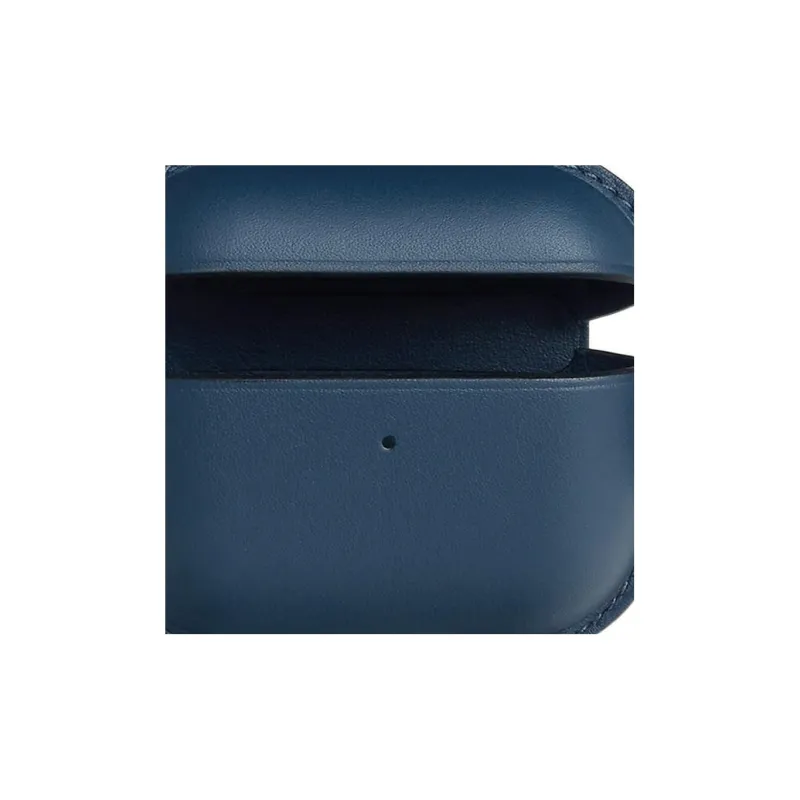 HERMES Swift Leather AirPods Pro Protective Case Earphone Case Unisex 7U Navy Navy-6