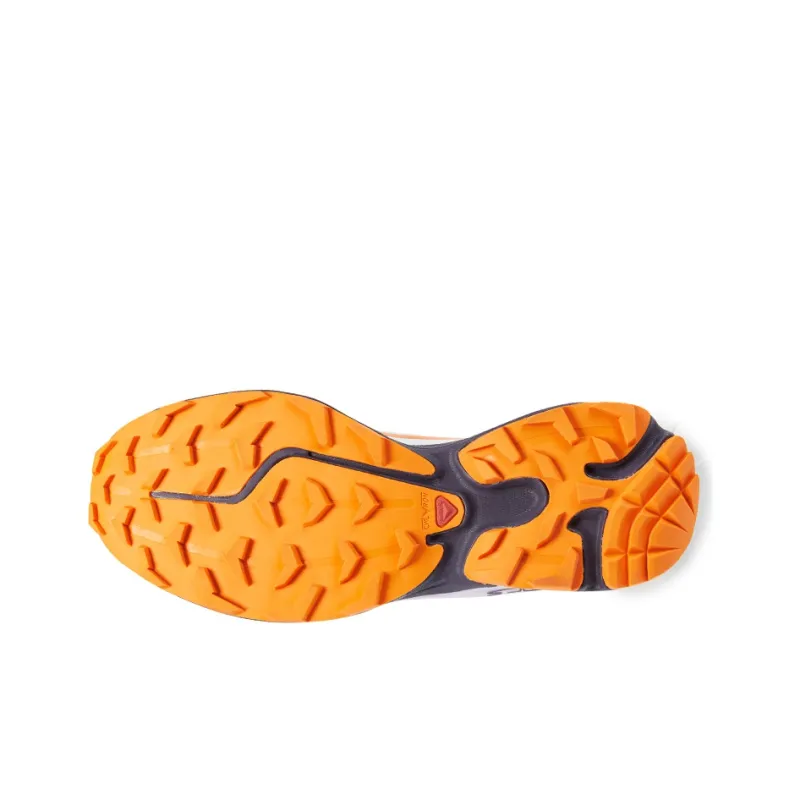 Salomon X KOLON SPORT Running Shoes Unisex Low Top Orange/Purple/White-4
