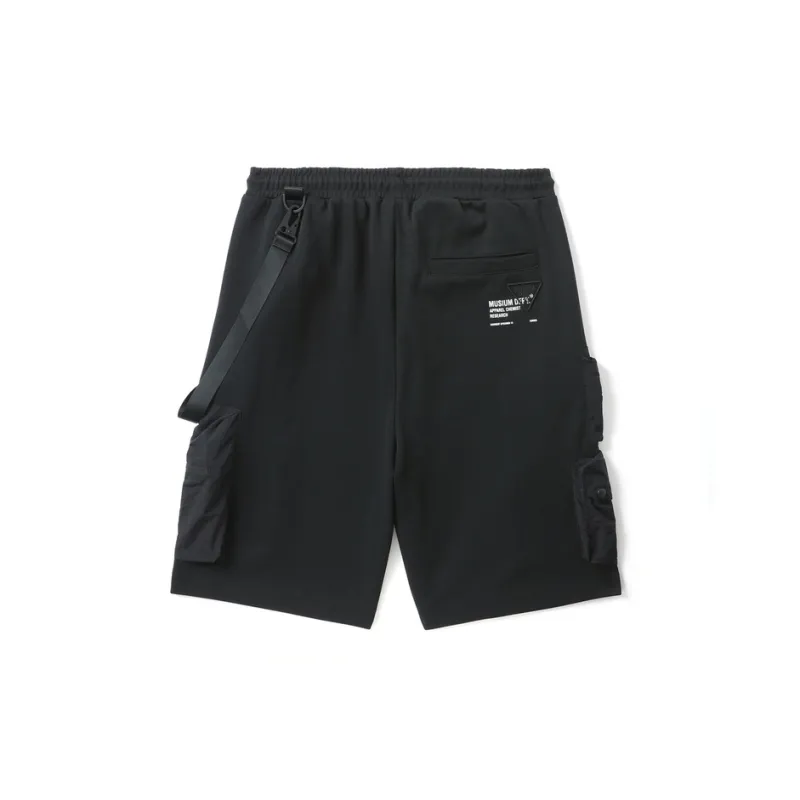 MUSIUM DIV Elasticated waistband Cargo Shorts-5