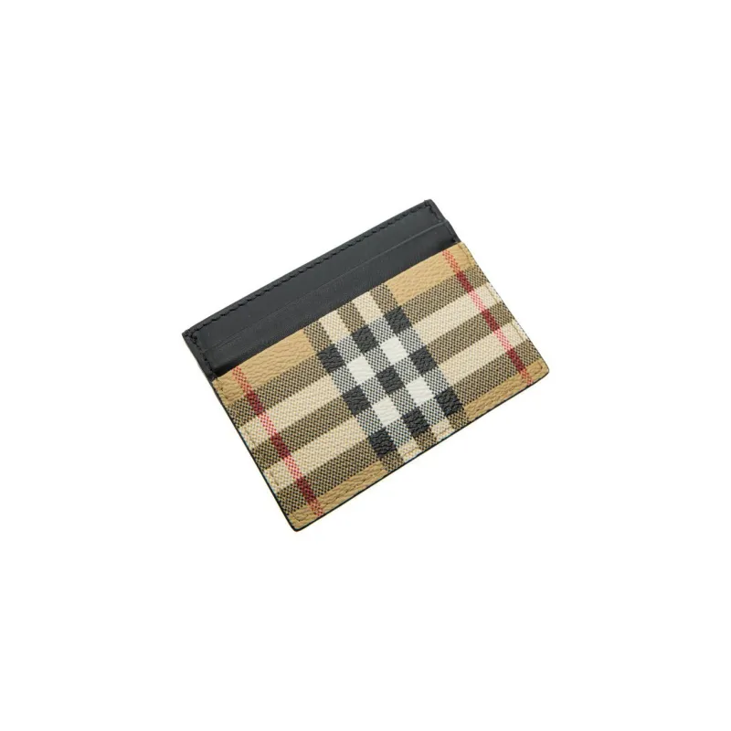 Burberry Vintage Check Card Holder 'Archive Beige'-1