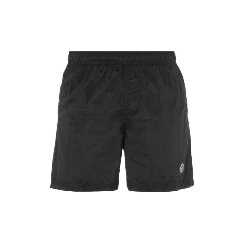 STONE ISLAND Casual Shorts Men Black