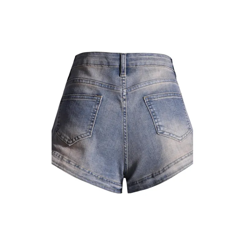 FOREVER 21 Denim Shorts Women's Vintage Blue-1