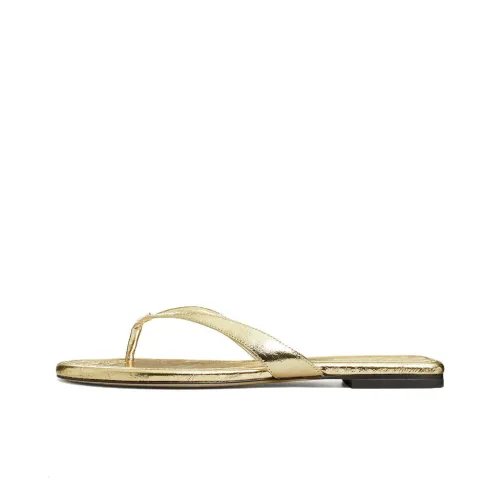 TORY BURCH Flat Leather Flip-flops