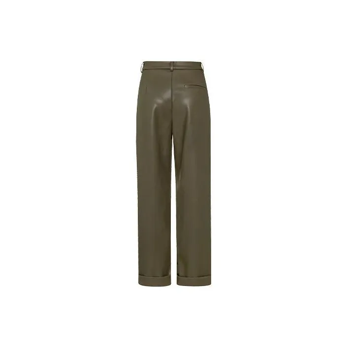 MEIYANG Casual Pants Women's Brown-1