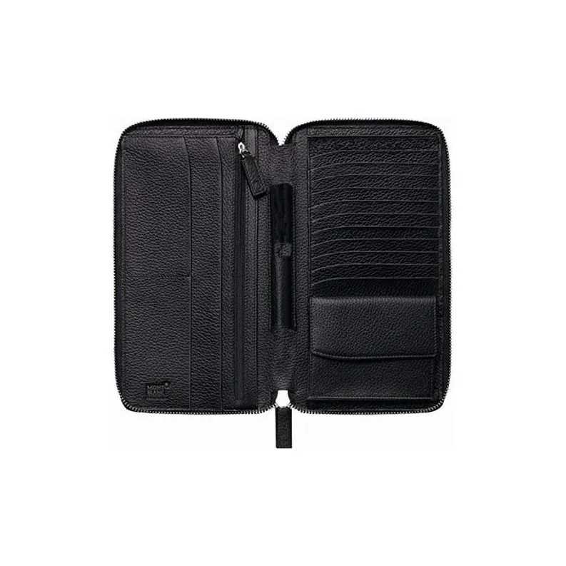 MONTBLANC Cow Leather Wallet Men's Black-4