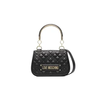 LOVE MOSCHINO Polyurethane Shoulder Bag, Crossbody Bag, Handbag Mini Women's Black