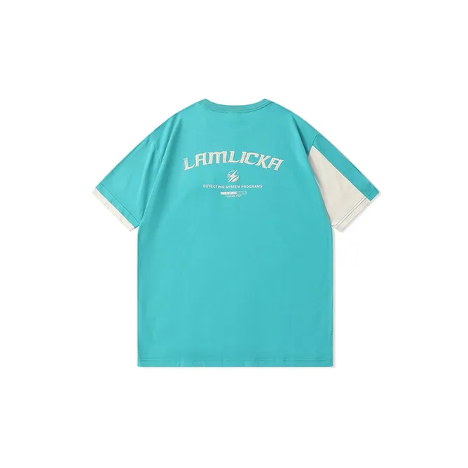 LAMLICKA T Shirts Unisex Turquoise-1