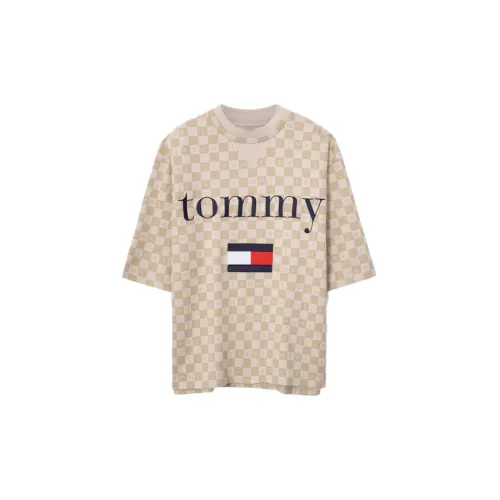 Tommy Hilfiger T-Shirts Unisex ACI Khaki Print