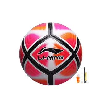 LiNing Size 5 Soccer PU Seamless Thermal-bonding Unisex Red/Orange/Black