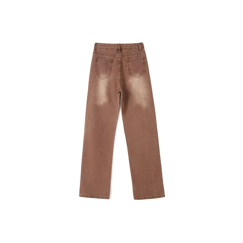 EIDOLON GRAIN Jeans Women's Brown-1
