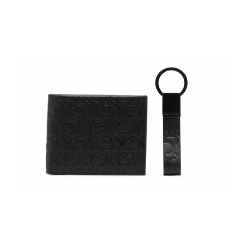 CK/Calvin YM0YM00313 Calfskin Wallet Men's Black