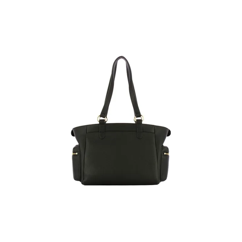 LOVE MOSCHINO Polyurethane Handbag, Shoulder Bag Women's Black-2