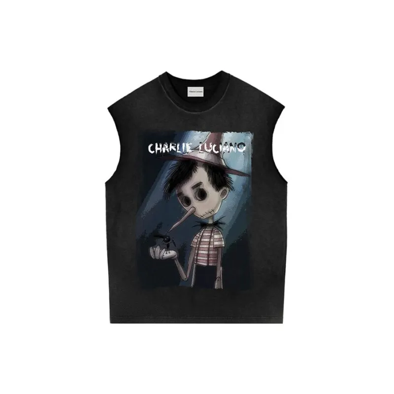 Charlie Luciano T Shirt Unisex Dark Gray-1
