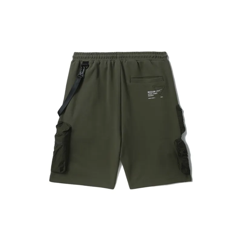 MUSIUM DIV Elasticated waistband Cargo Shorts-1
