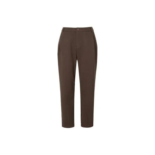 SEIFINI Casual Pants Women's Dark Red