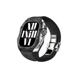 Black Strap+Silver Frame/Buckle