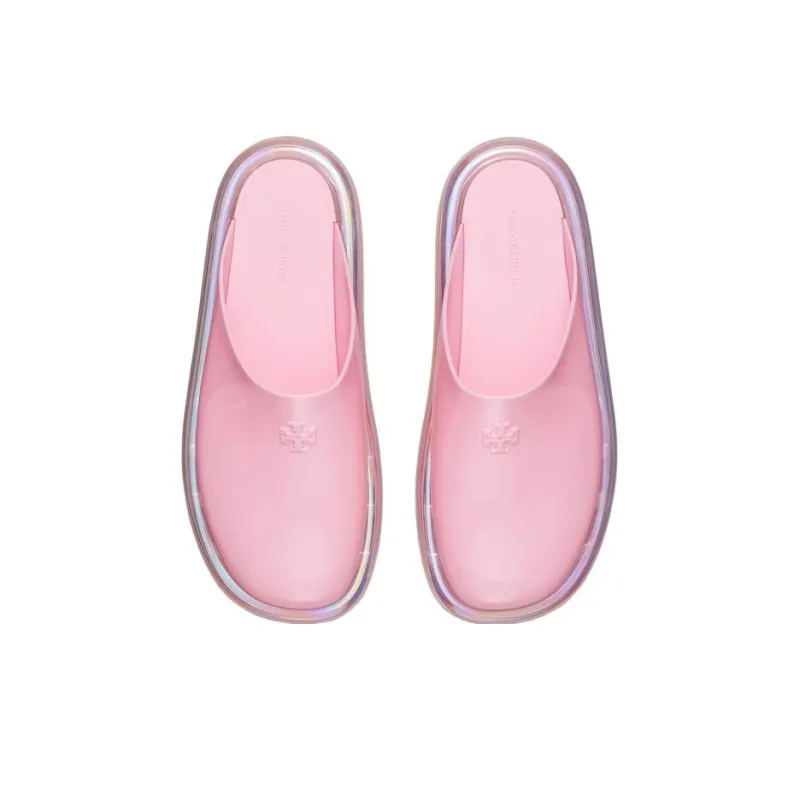 TORY BURCH Slip Resistant Closed Toe Slippers Women's Pink-3