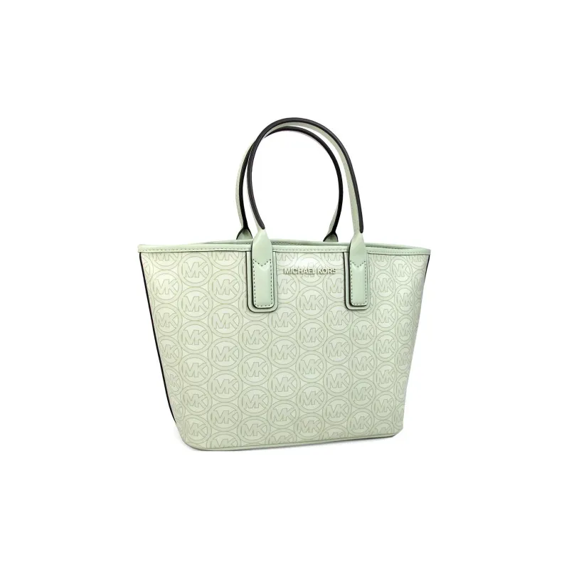 MICHAEL KORS Jodie Leather Tote Bag, Shopping Bag, Handbag Trumpets Women's Mint Green-2