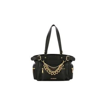 LOVE MOSCHINO Polyurethane Handbag, Shoulder Bag Women's Black