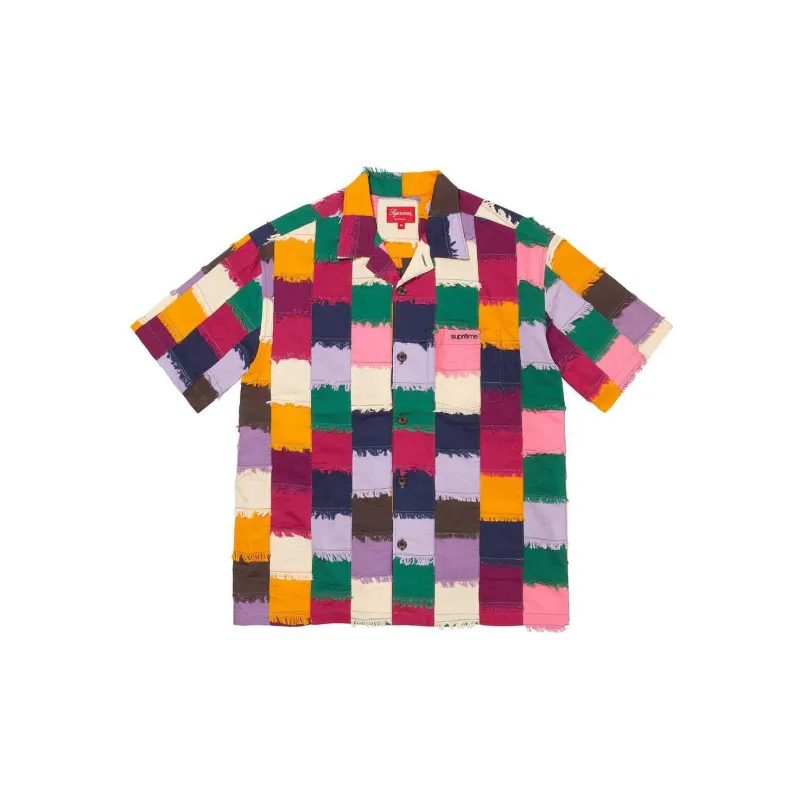 Supreme Patchwork S/S Shirt-3
