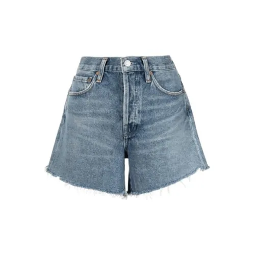 AGOLDE Denim Shorts Women's Blue