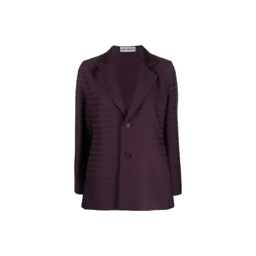 ISSEY MIYAKE Business Suits Women's Burgundy