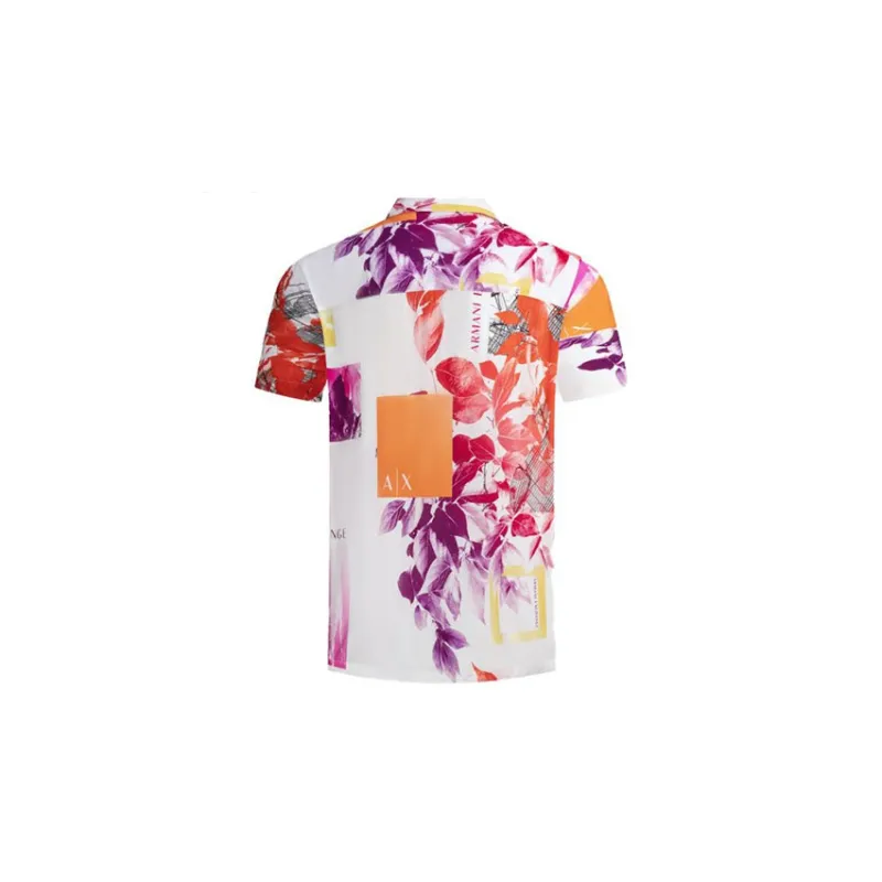 ARMANI EXCHANGE SS23 Shirt Men's Multicolor-1