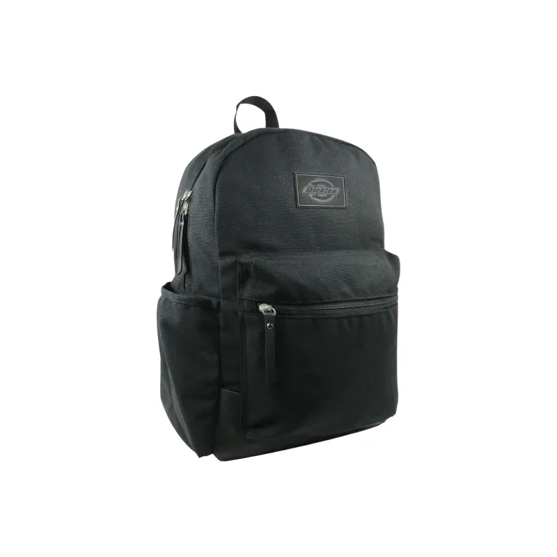 Dickies Cotton Patchwork Canvas Backpack Men's Black-1