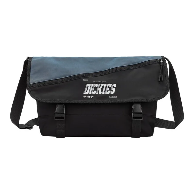Dickies Nylon Messenger Bag Shoulder Bag Crossbody Bag Regular Unisex Black/Blue-0