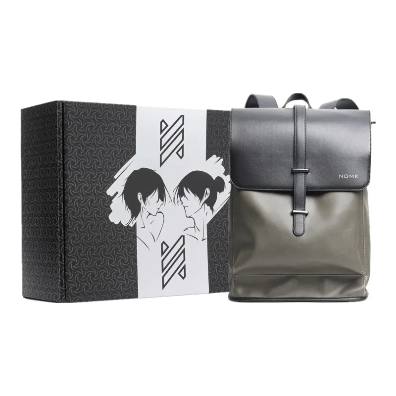 NOMK PU Backpack Regular Unisex Multicolor-9