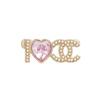 CHANEL Brooches Women's Pink