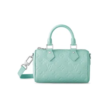 LOUIS VUITTON Nano Speedy Pearly Lagoon Turquoise