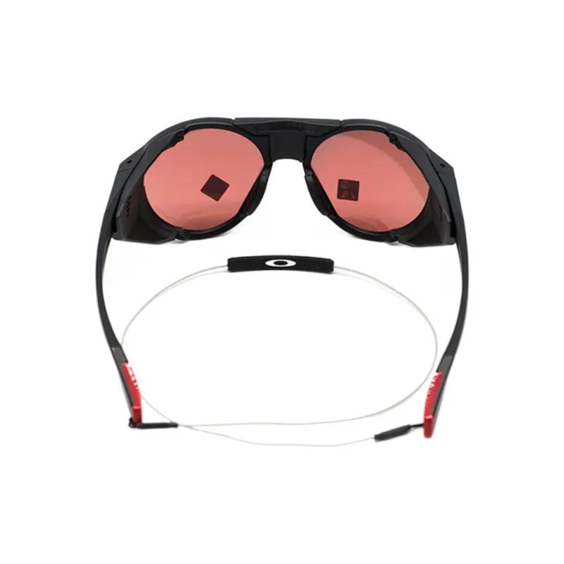 Oakley Plate Frame Round Sunglasses Unisex Black-2
