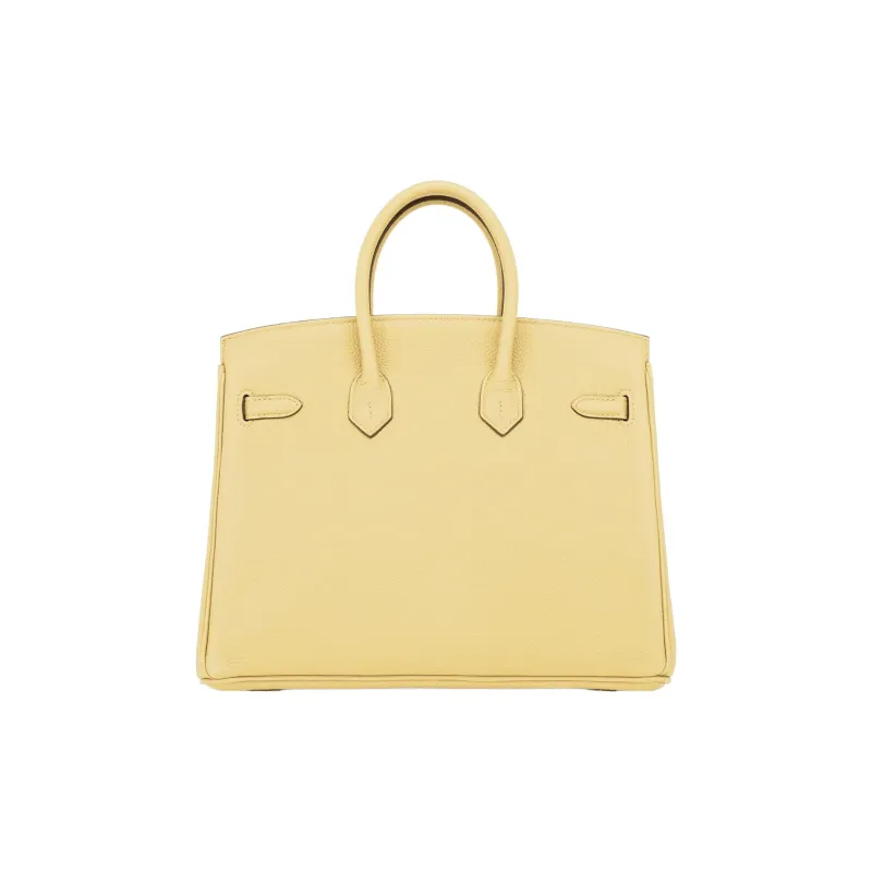 HERMES Birkin Togo Calfskin Birkin Bag Handbag Women's 1Z Jaune Poussin Chick Yellow-5