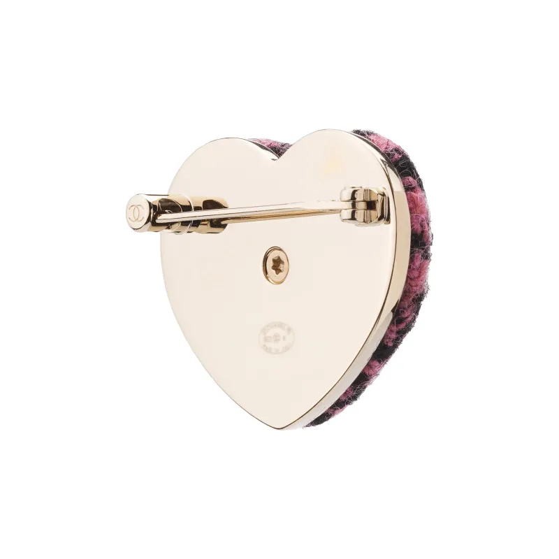 CHANEL Brooch Women's Pink/Black-2