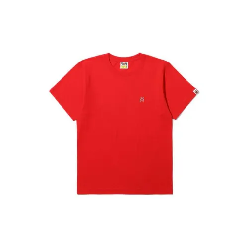 A BATHING APE T-Shirts Men Red