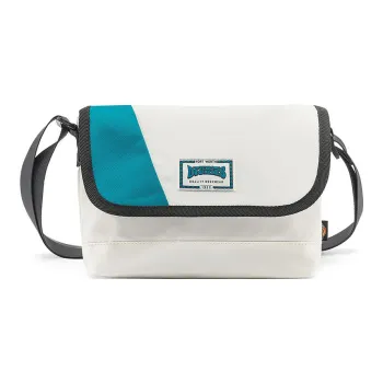 Dickies Nylon Messenger Bag, Shoulder Bag, Crossbody Bag Regular Unisex Ecru