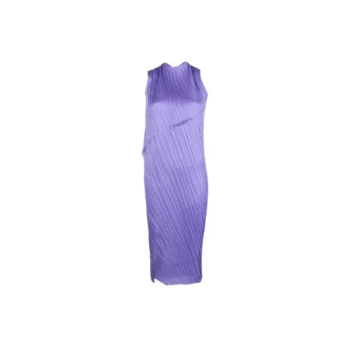 ISSEY MIYAKE Sleeveless Dresses Women's Purple