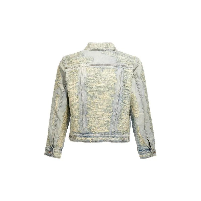 1017 ALYX 9SM Distressed Long Sleeved Denim Jacket-1