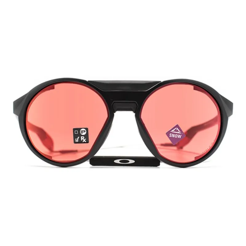 Oakley Plate Frame Round Sunglasses Unisex Black-1