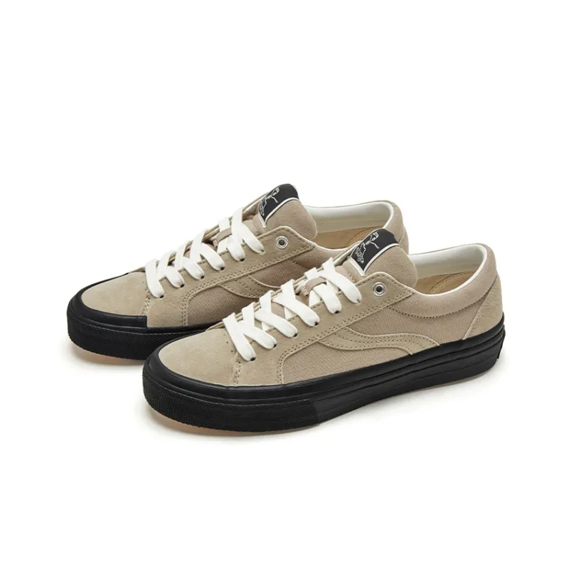 OddCIRKUS Astley Anti Slip Wear Resistant Low Top Skateboard Shoes Unisex Gray-2