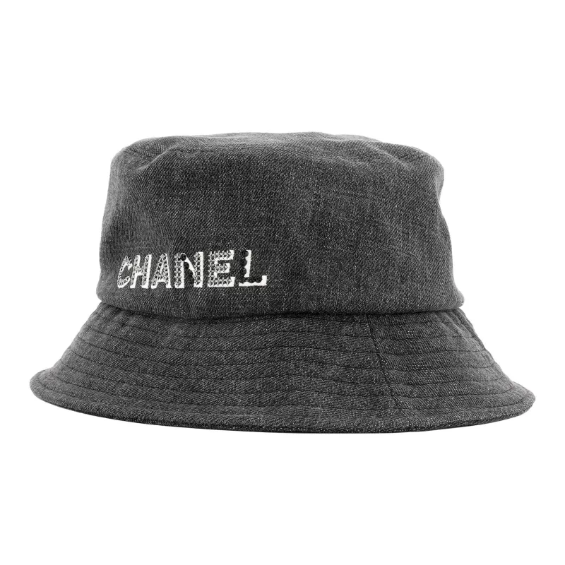 CHANEL Cotton Bucket Hats Unisex-0