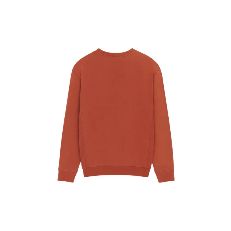 SAINT LAURENT Logo Embroidery Cotton Sweatshirt-1