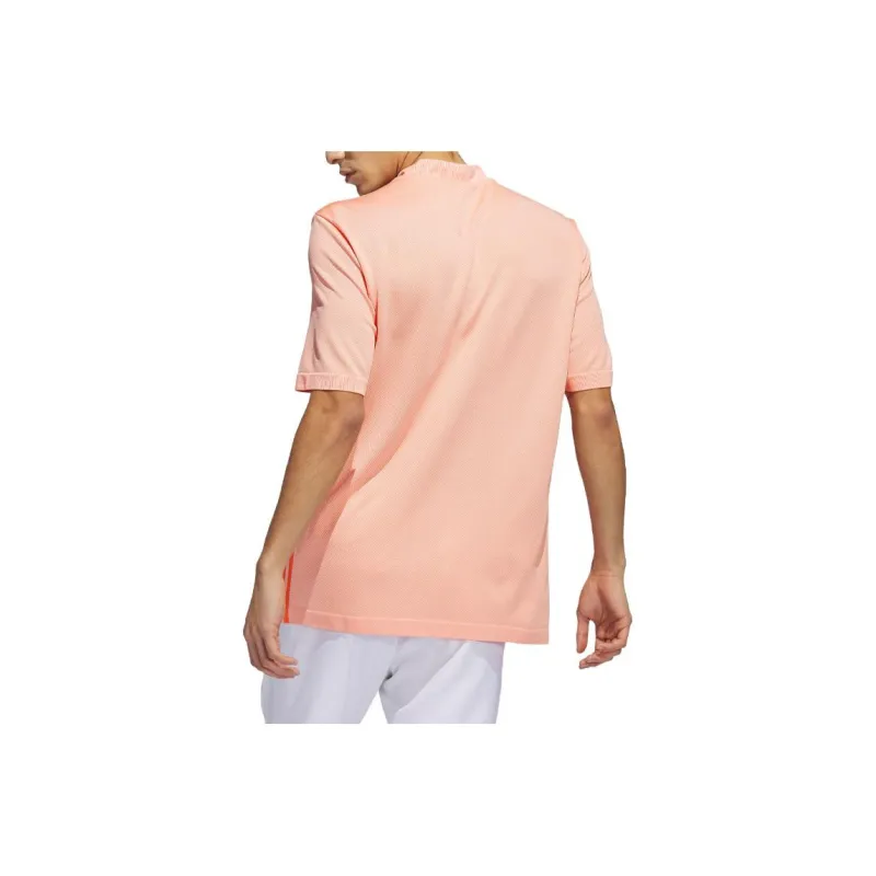 Adidas Polo Shirts Men Half Impact Orange-2